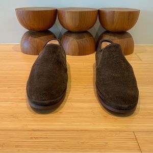 John Varvatos suede loafers